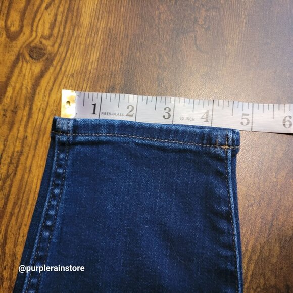 Madewell Jeans 27 Skinny 10" High Rise M2230 Dark Wash Tummy Control Stretch - Picture 12 of 13